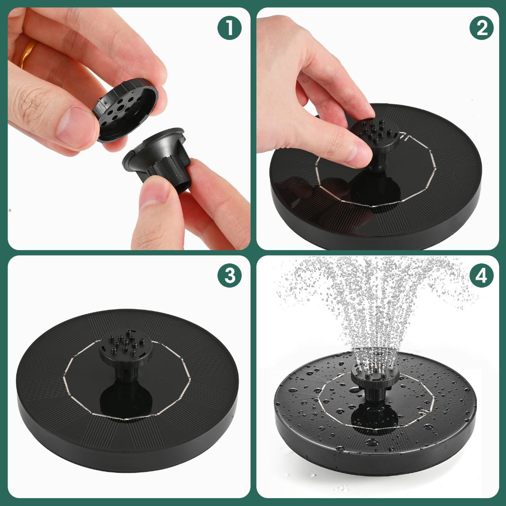 Solar Fountain Installation Steps