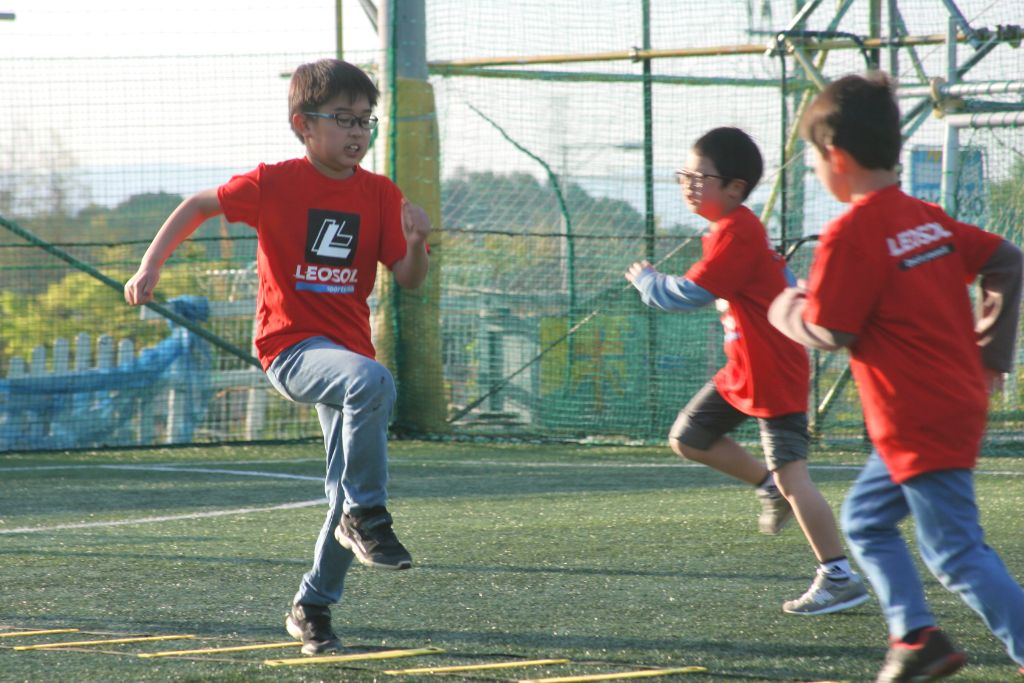 レオソルで楽しく運動する子どもたち