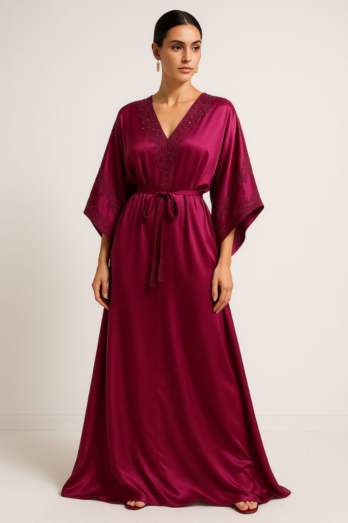 Ivory Minimalist Kaftan