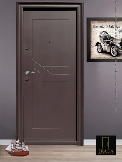Ușă Metalică Tracia - Geometric Warmth